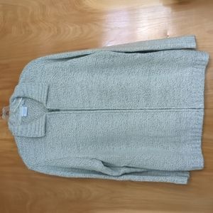 Sonoma Lifestyle Woman's Gray Zip Up Sweater 2X